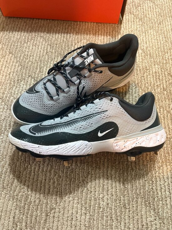 Nike Alpha Huarache Elite 4 Low Men\'s Size 15 Baseball Cleat Gray DJ6521-004 main image 4
